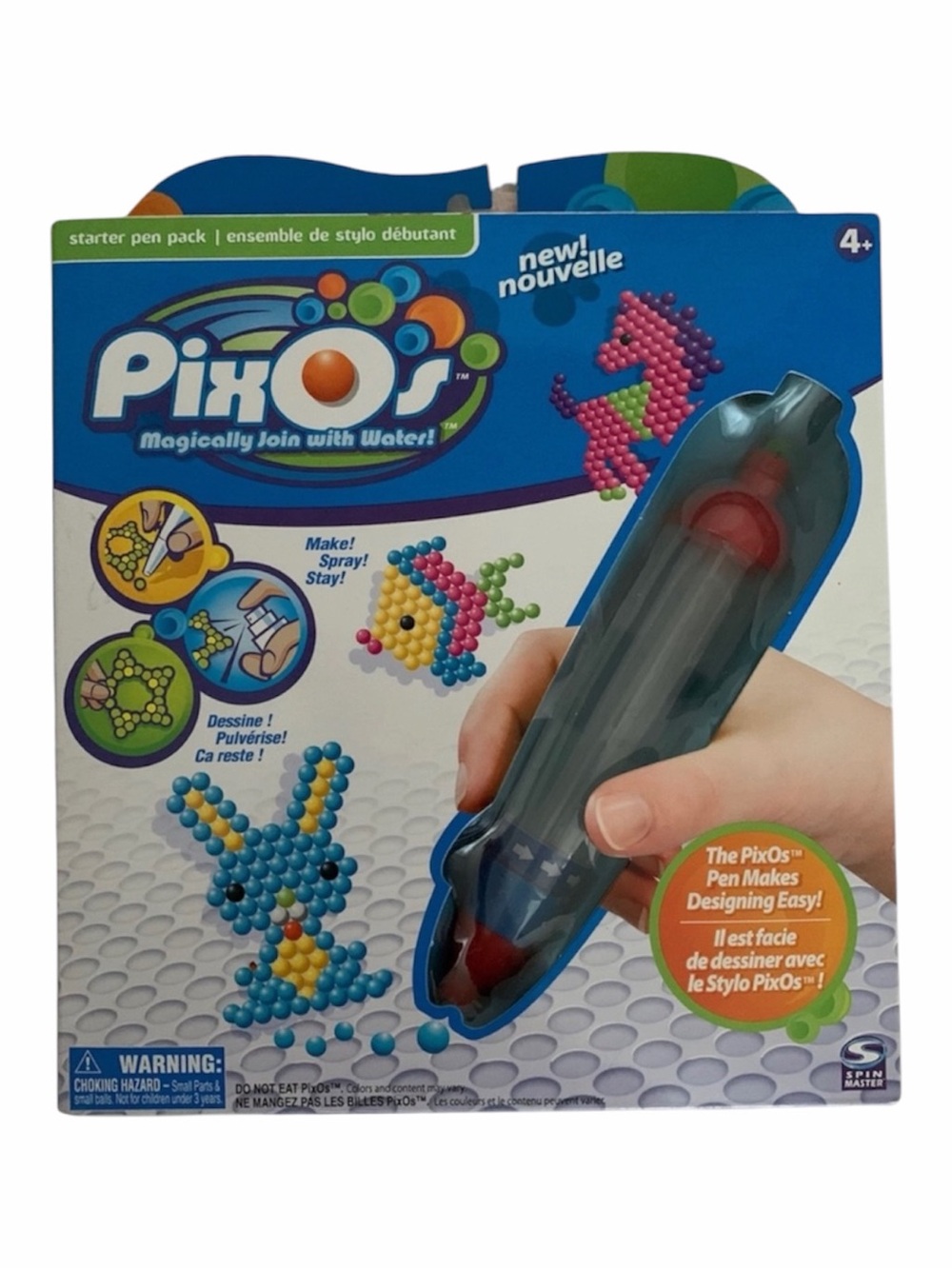 NWT Spin Master Pixos Starter Pen Pac Toy Activity 500 Beads 6 Templates
